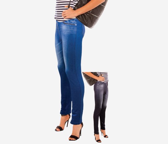 Bim Pantolon Görünümlü Termal Tayt Kadın 
