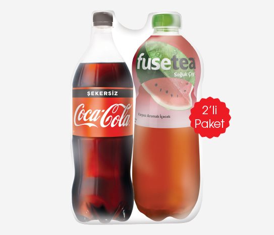 Bim Şekersiz Coca Cola+Fusetea 