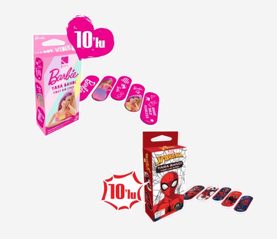 Bim Barbie & Örümcek Adam Yara Bandı 10'lu fiyatı -4 Ekim Salı 2022 1
