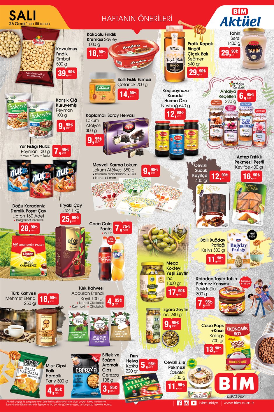 26 Ocak Bim Katalog Aktüel Ürünler Afişi (Salı) afis K3UY2SESHBO 121 26 ocak findik