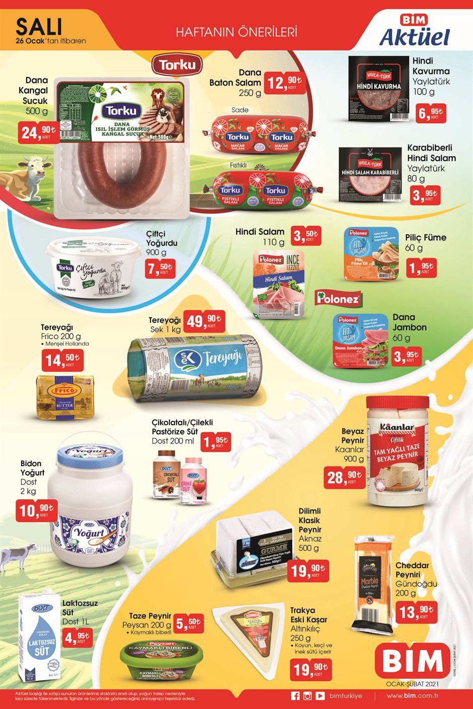 26 Ocak Bim Katalog Aktüel Ürünler Afişi (Salı) afis KCW1J1PFTZPI 121 26 ocak kahvalti